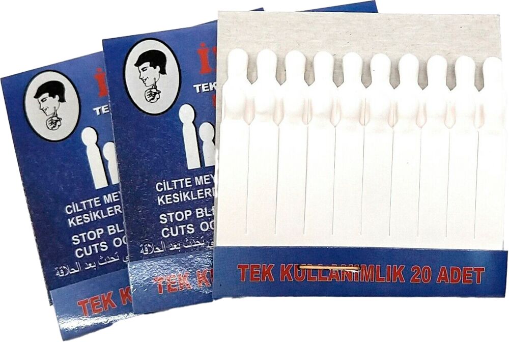 Styptic Matches Blue Blutstiller 24x20St Styptic Matches Blue Blutstiller 24x20St