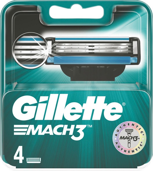 Gillette Mach3 Klingen 4er