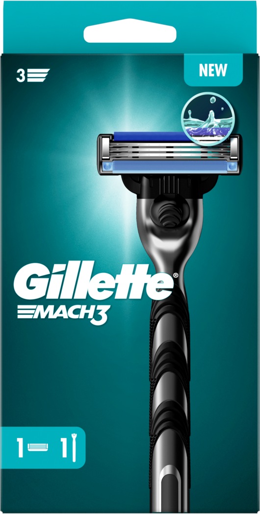 Gillette Mach 3 Rasierer inkl. 2 Klingen Gillette Mach 3 Rasierer inkl. 2 Klingen