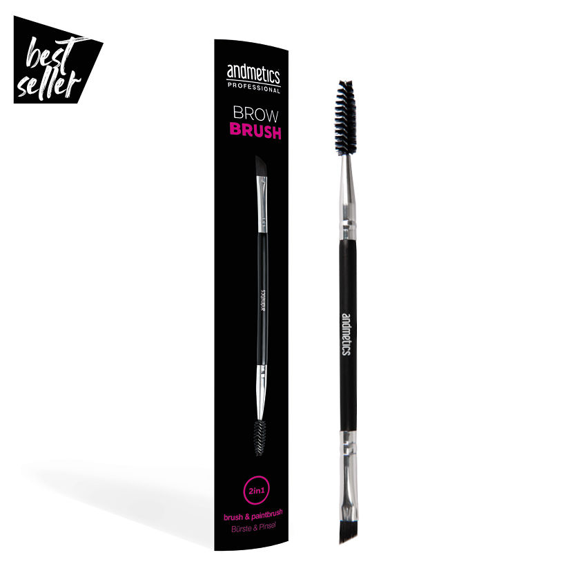 Andmetics Augenbrauen Pinsel & Bürste Professional