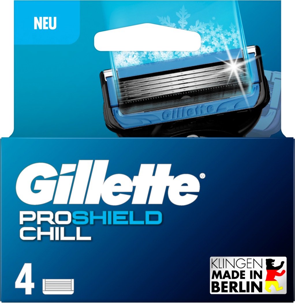 Gillette Proshield Chill Klingen 4er Gillette Proshield Chill Klingen 4er