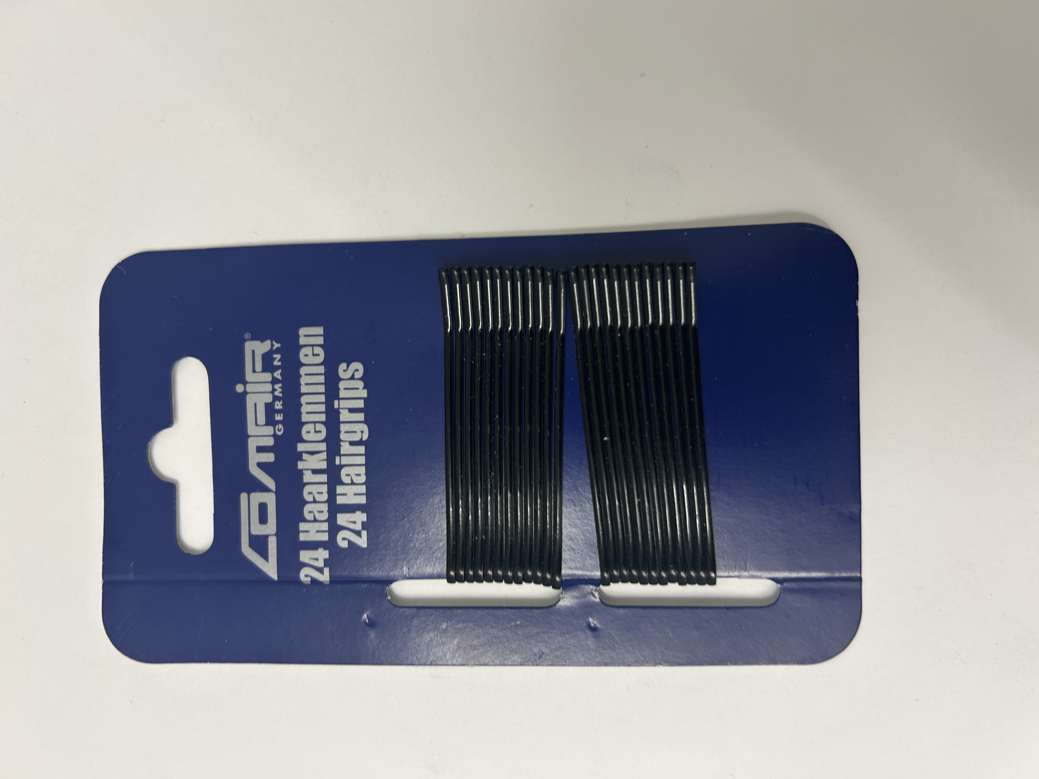 Tropfenklemmen glatt 5 cm schwarz 24Stk