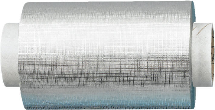 Alu Folie silber geprägt 12 cm x 100 m