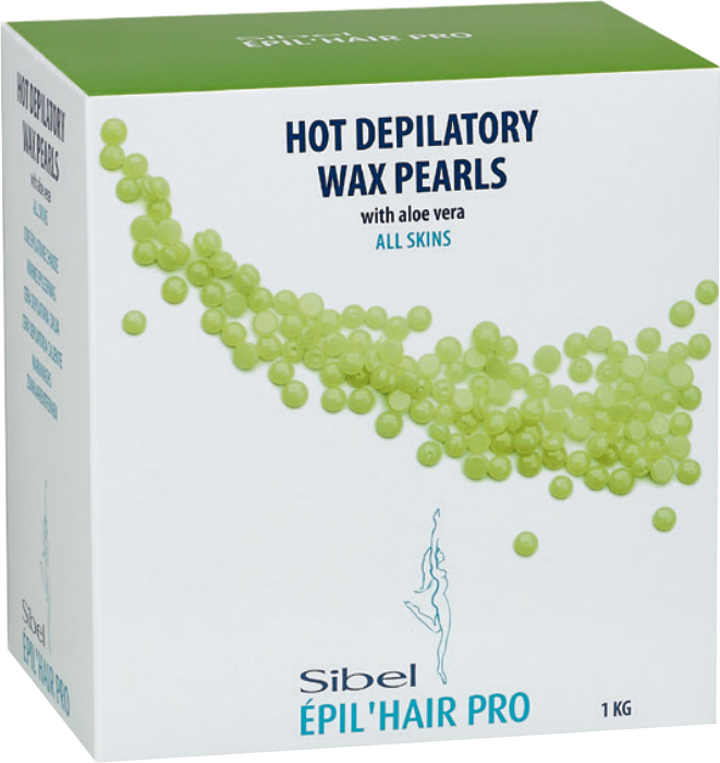 Epil Hair Pro Perlen grün, für normale Haut, 1 Kg
