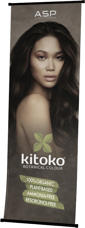 Kitoko Textilbanner brunette
