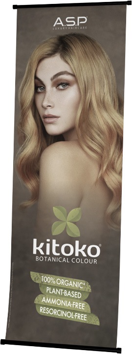 Kitoko Textilbanner blond